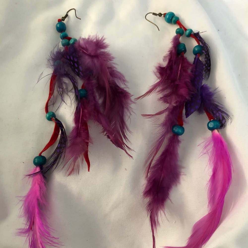 3 pairs of hand made earrings